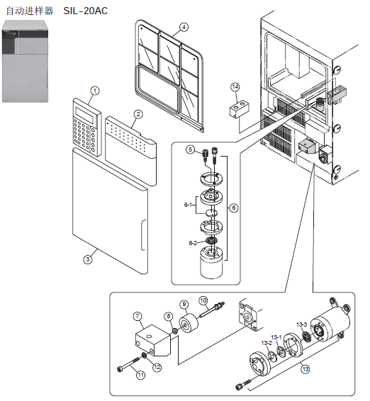 自动进样器 SIL-20AC