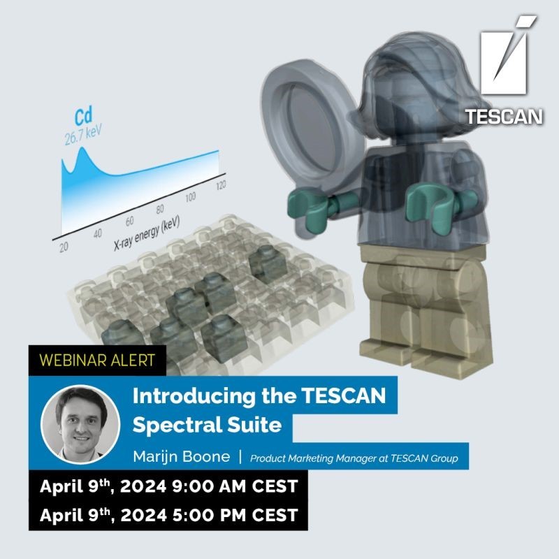 新品直播 | 见证 TESCAN 能谱CT 2.0 时代到来！