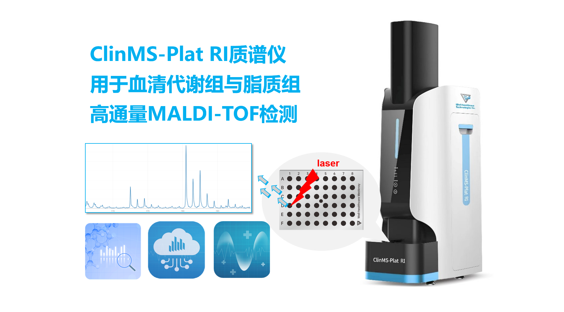 ClinMS-Plat RI质谱仪用于血清代谢组与脂质组高通量MALDI-TOF检测