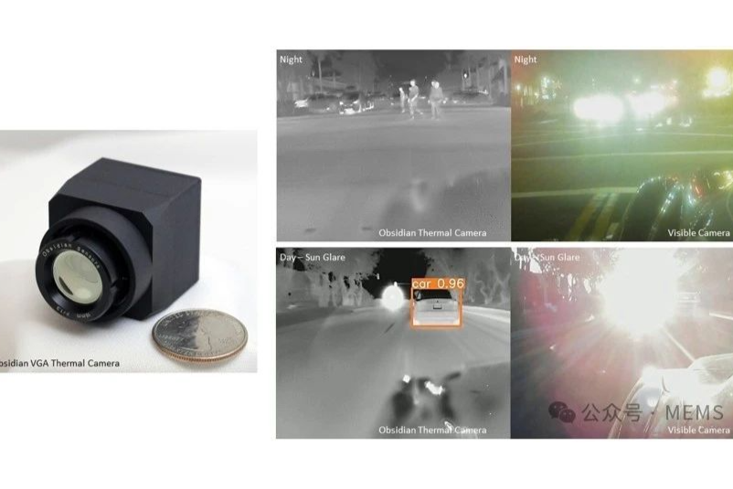 广达与Obsidian Sensors合作为汽车应用提供热成像解决方案
