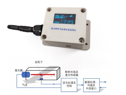 中瑞祥LCD液晶盐雾浓度仪 激光散射法盐雾在线监测仪 盐雾含量检测仪 ZRX-30778