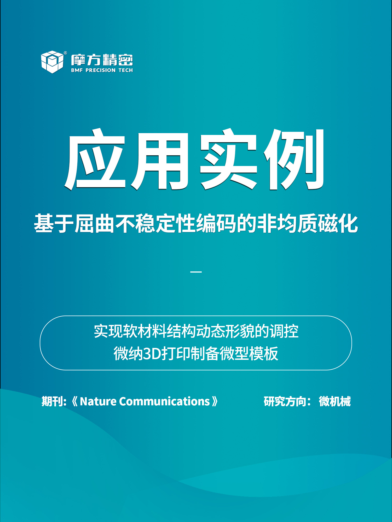 新型软材料结构动态形貌的调控方法，摩方助力实现多模态三维形貌的动态可控变换