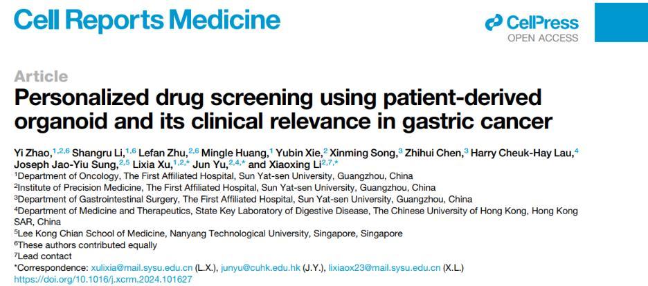 突破性类器官技术：引领胃癌个性化治疗的新时代
