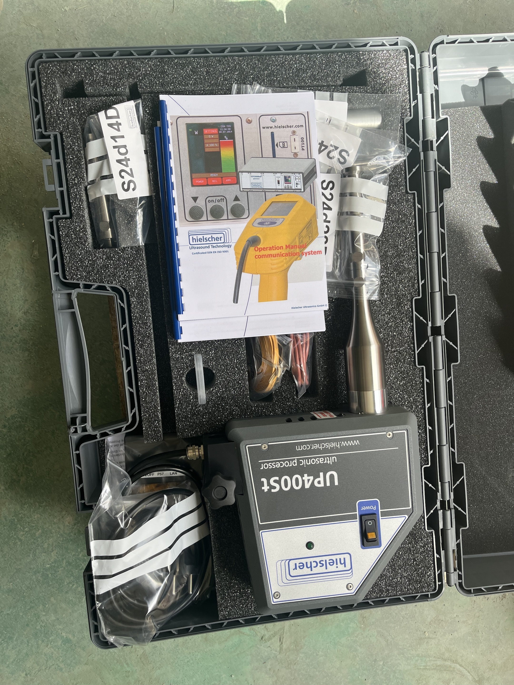 德国Hielscher UP400St超声波分散/乳化/匀质器安全使用手册