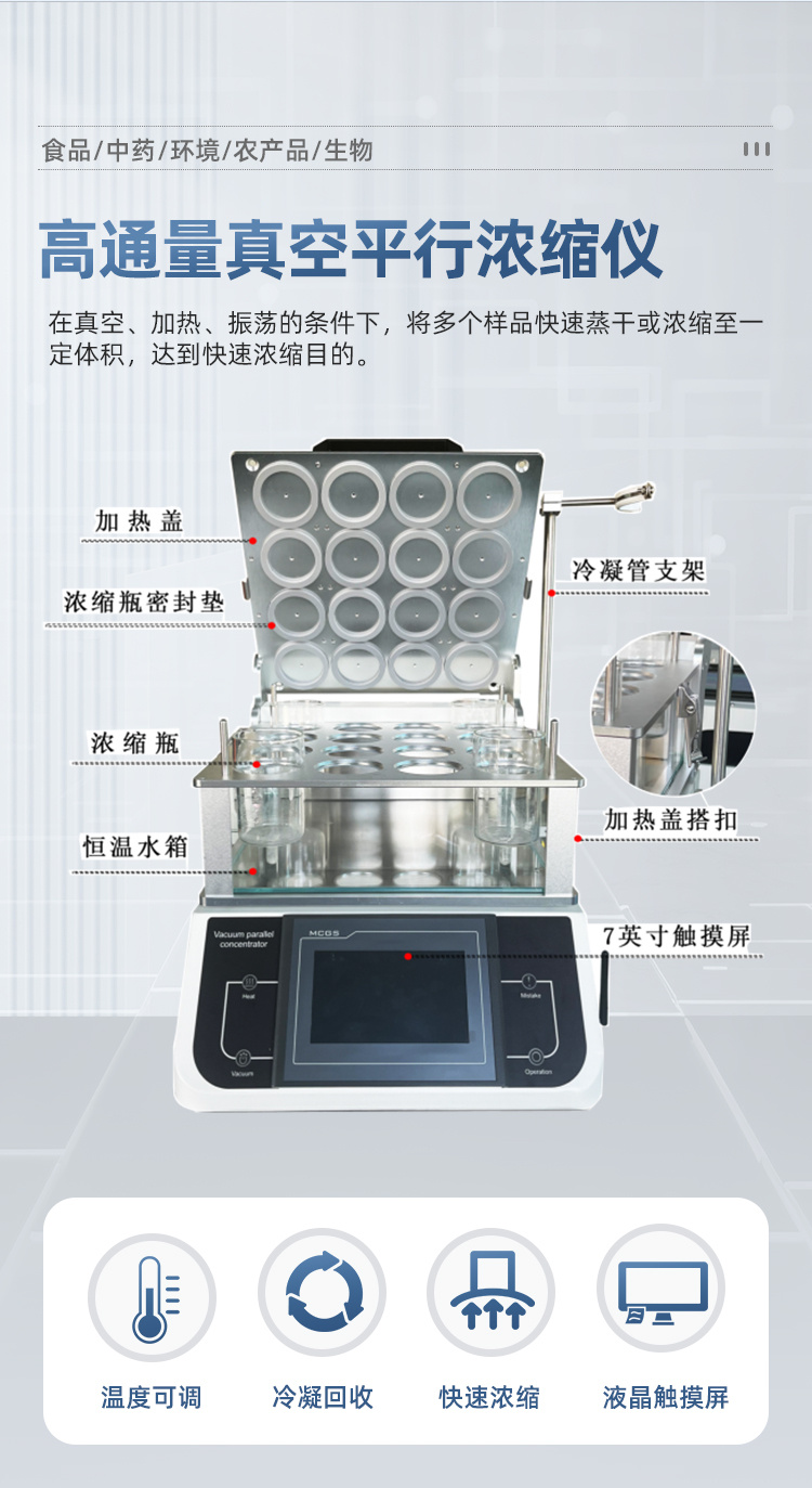 平行真空浓缩仪的工作原理来了解下