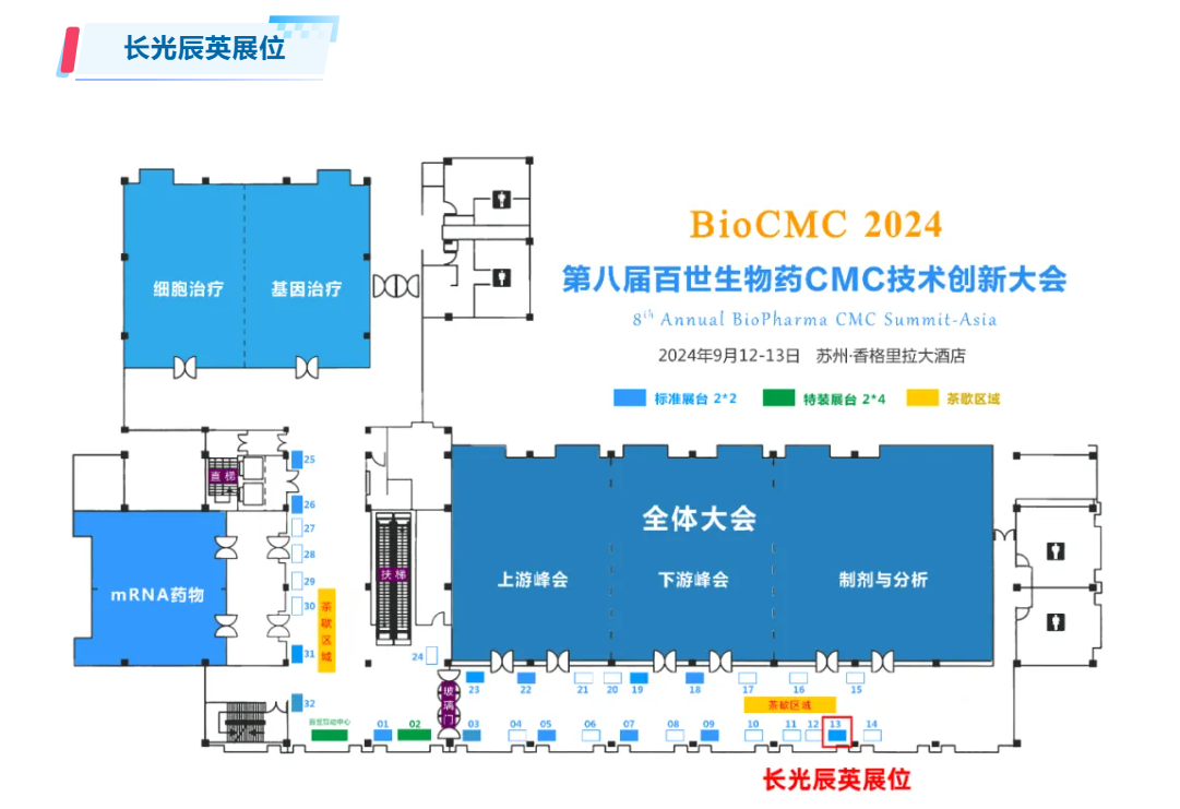 展会邀请丨长光辰英MicroRaman药物分析专家与您相约苏州BioCMC2024