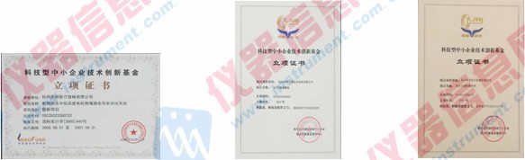 创新基金证书