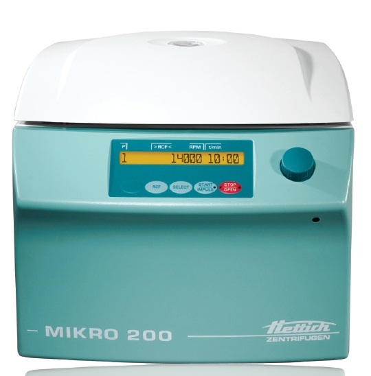 MIKRO 200 微量管离心机