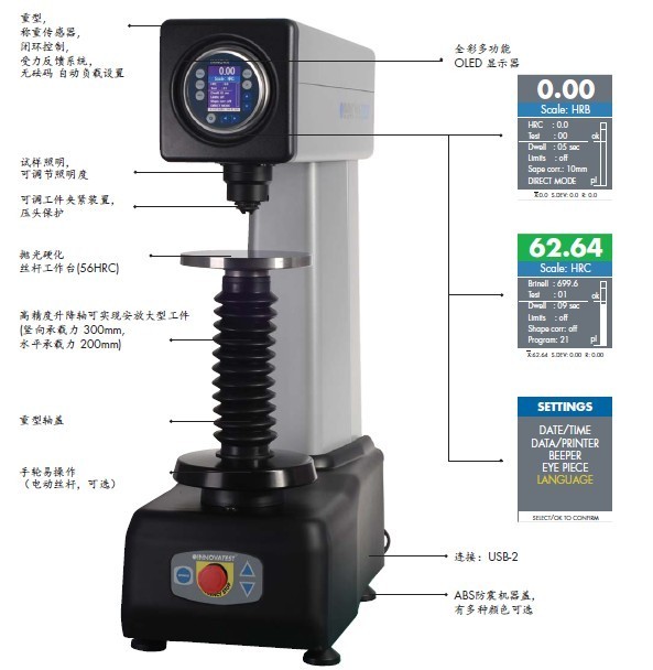 荷兰易洛特INNOVATEST VERZUS 700RSB洛氏硬度计富瑞博国际有限公司