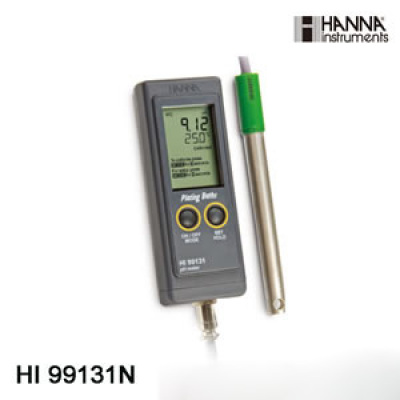 意大利哈纳HANNA HI99131防水型便携式电镀槽pH/温度测定仪