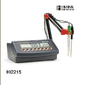 意大利哈纳酸度计PH计HI2215(哈纳HANNA)专业实验室pH/ORP/℃测量仪