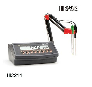 意大利纳酸度计PH计HI2214(哈纳HANNA)实验室记录型pH/ORP/℃测量仪