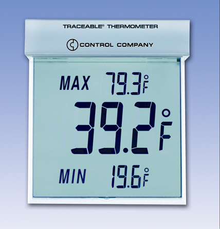 Traceable™Big-Digit See-Thru™大数字透明温度计