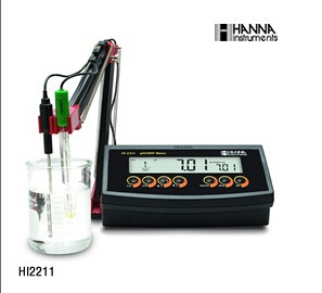 意大利哈纳酸度计PH计HI2211(哈纳HANNA)实验室pH/ORP/温度测定仪