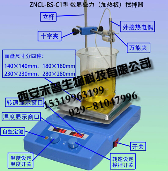 ZNCL-BS-C1数显磁力搅拌器