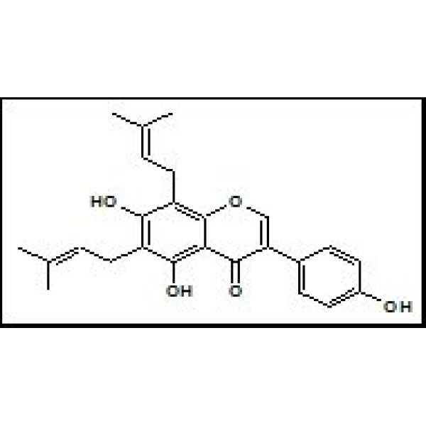 51225-28-6 6，8-二异戊烯基金雀异黄素 6,8-Diprenylgenistein