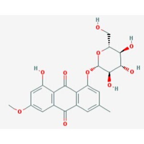 大黄素甲醚-8-o-β-D-葡萄糖苷,Physcion-8-O-beta-D-monoglucoside,26296-54-8,中药标准品,