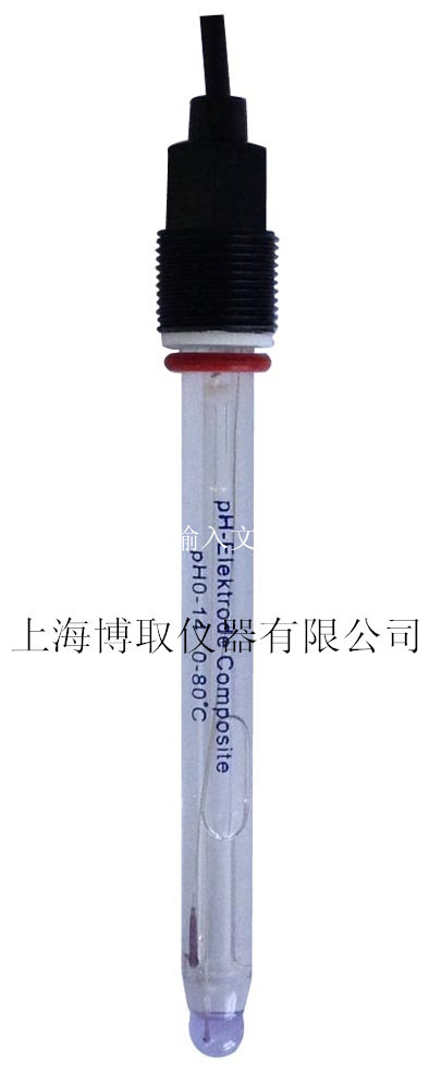 上海博取+GPE800型工业超纯水PH电极|超纯水PH探头|酸度计探头|超纯水酸度计探头