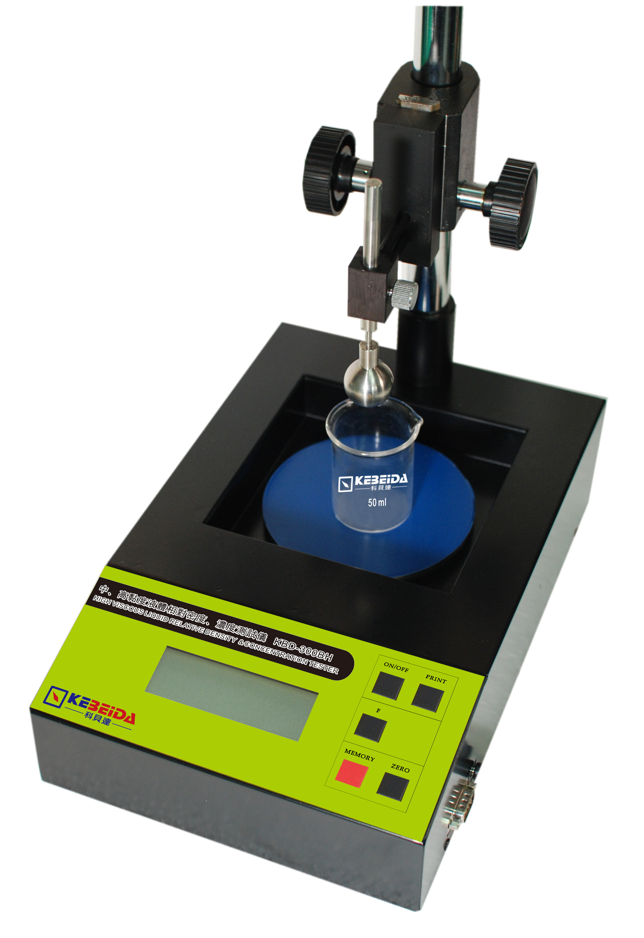 KBD-300BH中、高黏度液体相对密度、浓度测试仪