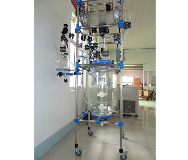 1-150L多功能玻璃反应釜西安禾普生物科技有限公司