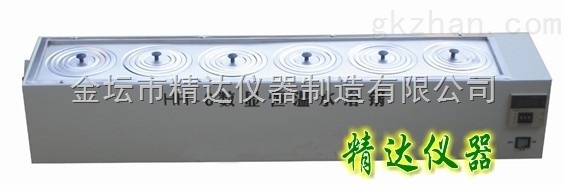 HH-S11.6单列六孔恒温水浴锅厂家