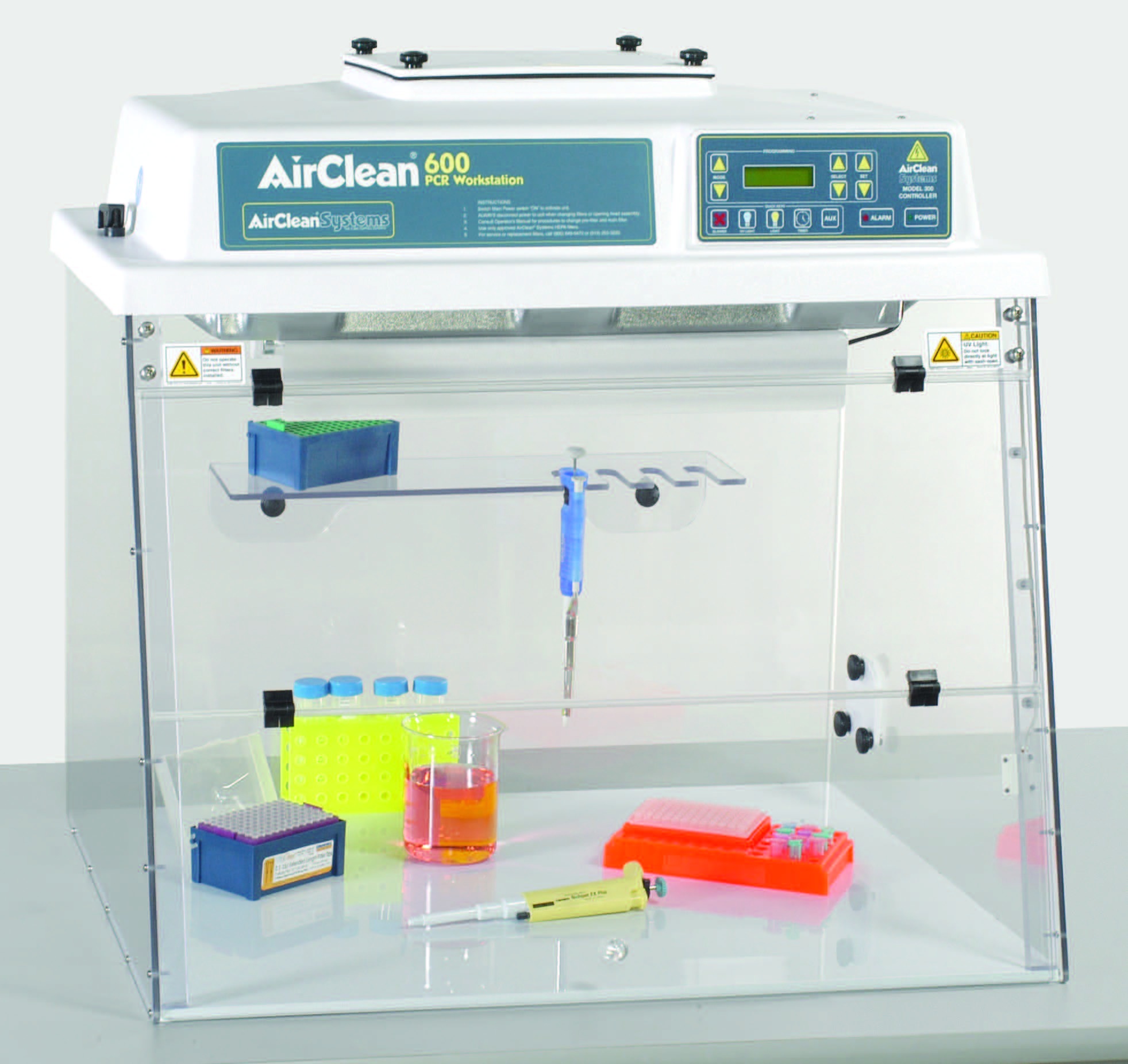 美国AirClean AC600LFUV 组合式PCR工作台