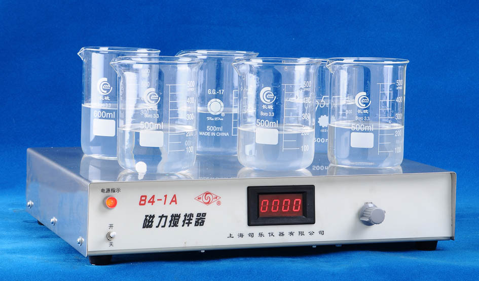 上海司乐84-1A四工位,六工位磁力搅拌器 多工位磁力搅拌器