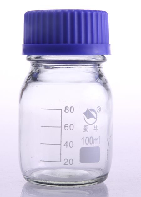 蓝盖试剂瓶/丝口试剂瓶/透明螺纹口瓶
