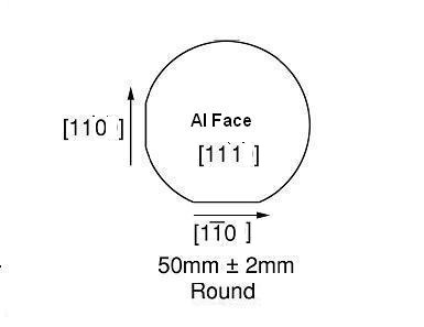 Si片外延AIN薄膜 （Si+AlN dia4"）