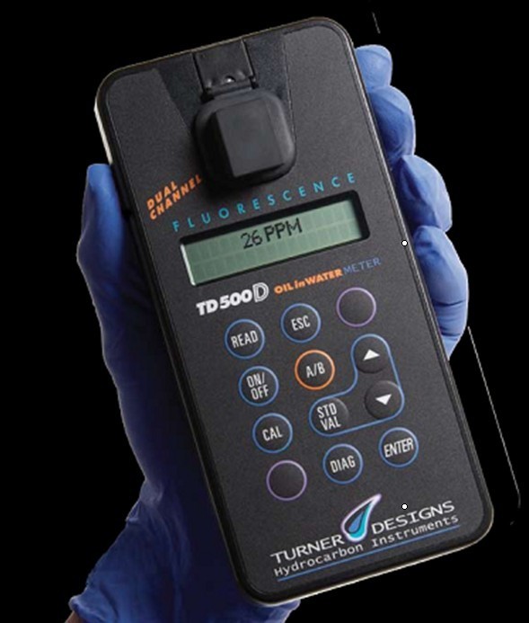 便携式紫外荧光水中油测定仪TD-500D
