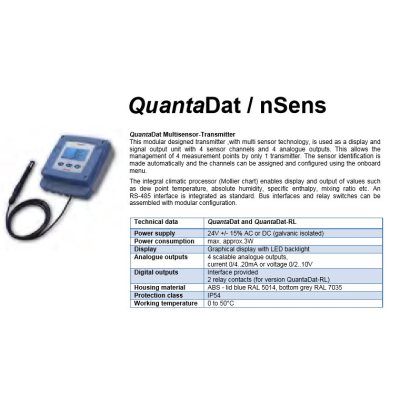 多传感器多quantadat发射机