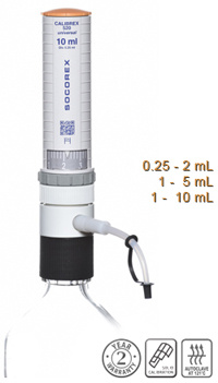 SOCOREX Calibrex 520型数字式瓶口配液器