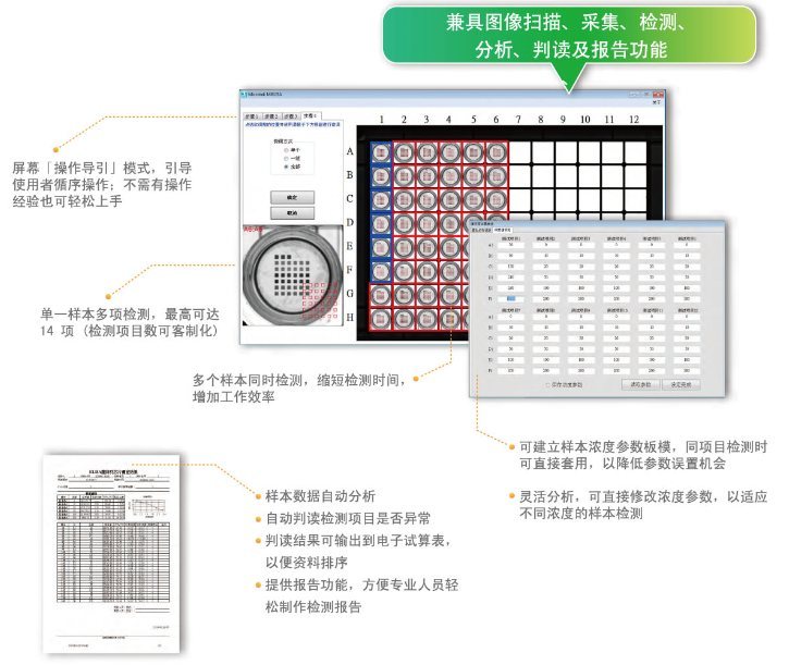 Microtek 中晶elisa微阵列芯片扫描仪