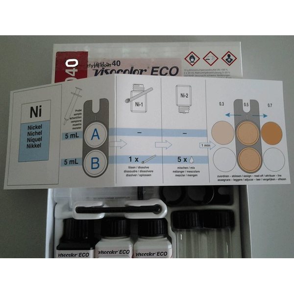 镍浓度快速检测试剂盒镍比色器总镍快速分析镍测试盒931040
