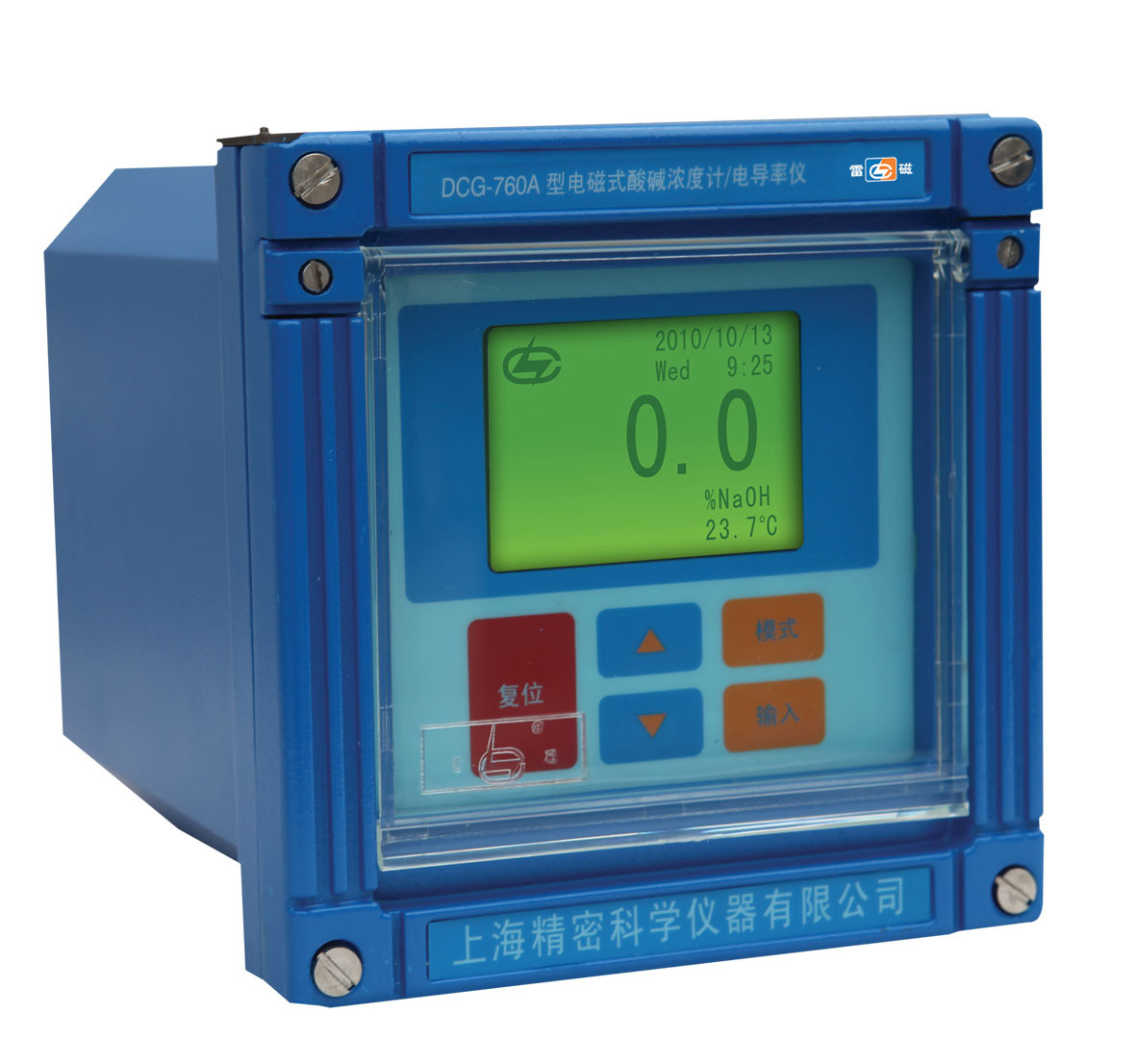 雷磁DCG-760A型电磁式酸碱浓度计/电导率仪 
