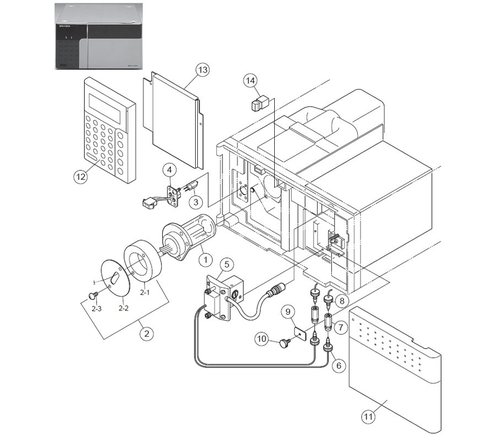 SPD-M20A 二极管阵列检测器部件