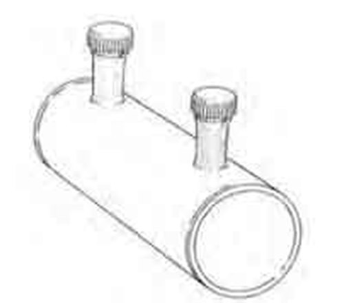 Rectangular Cell PTFE Stop 20 mm Glass