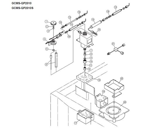 GCMS-QP2010、QP2010S仪器常用备件 221-44584 221-44584