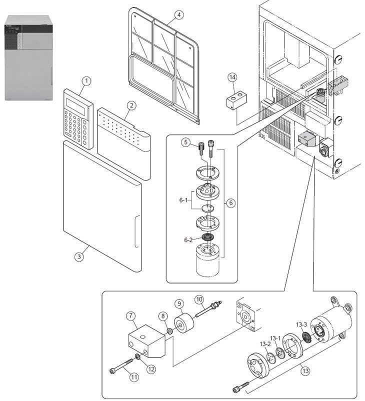 自动进样器SIL-20AC部件  228-43200-97