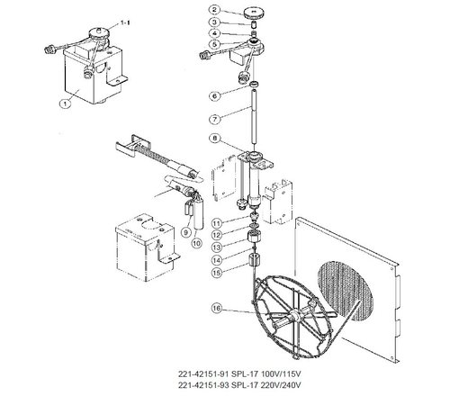 GC-17A Ver2,3 仪器常用备件  221-39739-81