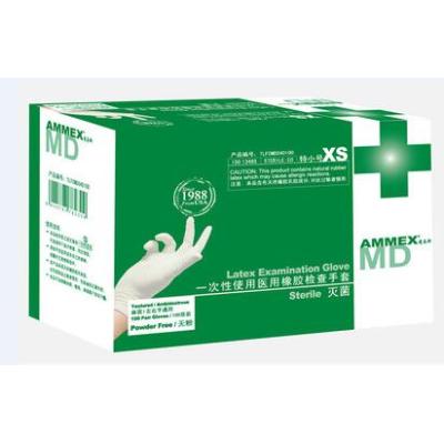 美国ammex一次性医用乳胶手套独立包装