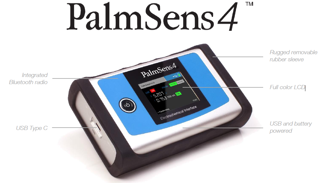 PalmSens4便携式电化学工作站