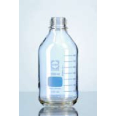 500mL德国Duran透明镀膜蓝盖试剂瓶2180544