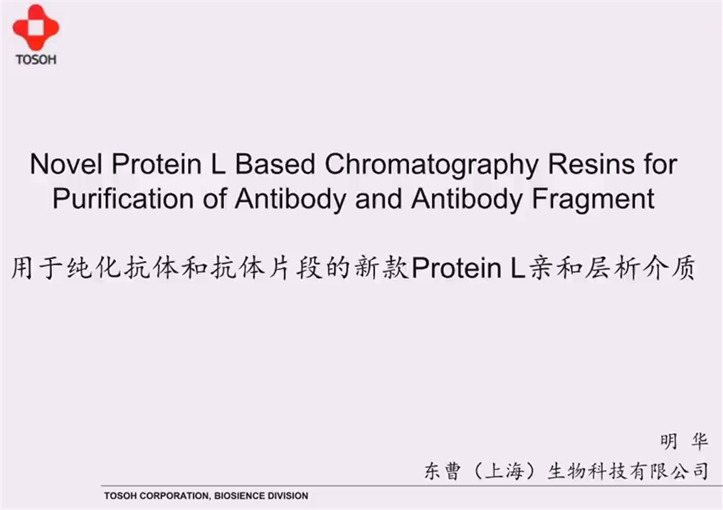 用于纯化抗体和抗体片段的新款Protein L亲和层析介质