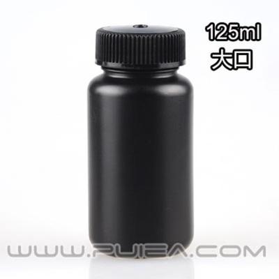 RICH LAB黑色防紫外线试剂瓶/样品瓶 125ml 大口避光/遮光SGS认证