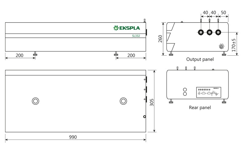 Ekspla SL330型SBS压缩皮秒激光器