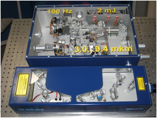 1.5-17μm脉冲式光学参量振荡器