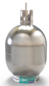 2.7L Canister w/ 1/4&#8243; Micro-QT Valve