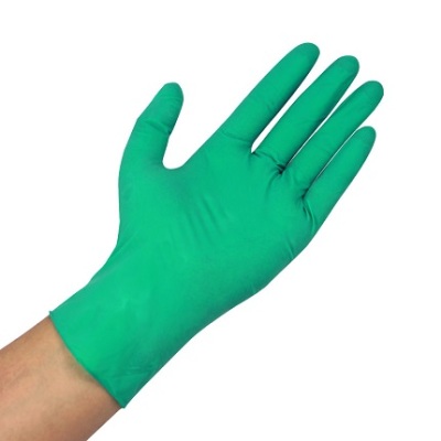 一次性丁腈手套 绿色耐用型 L