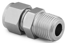 1/4&#34; X 1/4&#34; 不锈钢 NPT 阳接头 | SS-400-1-4